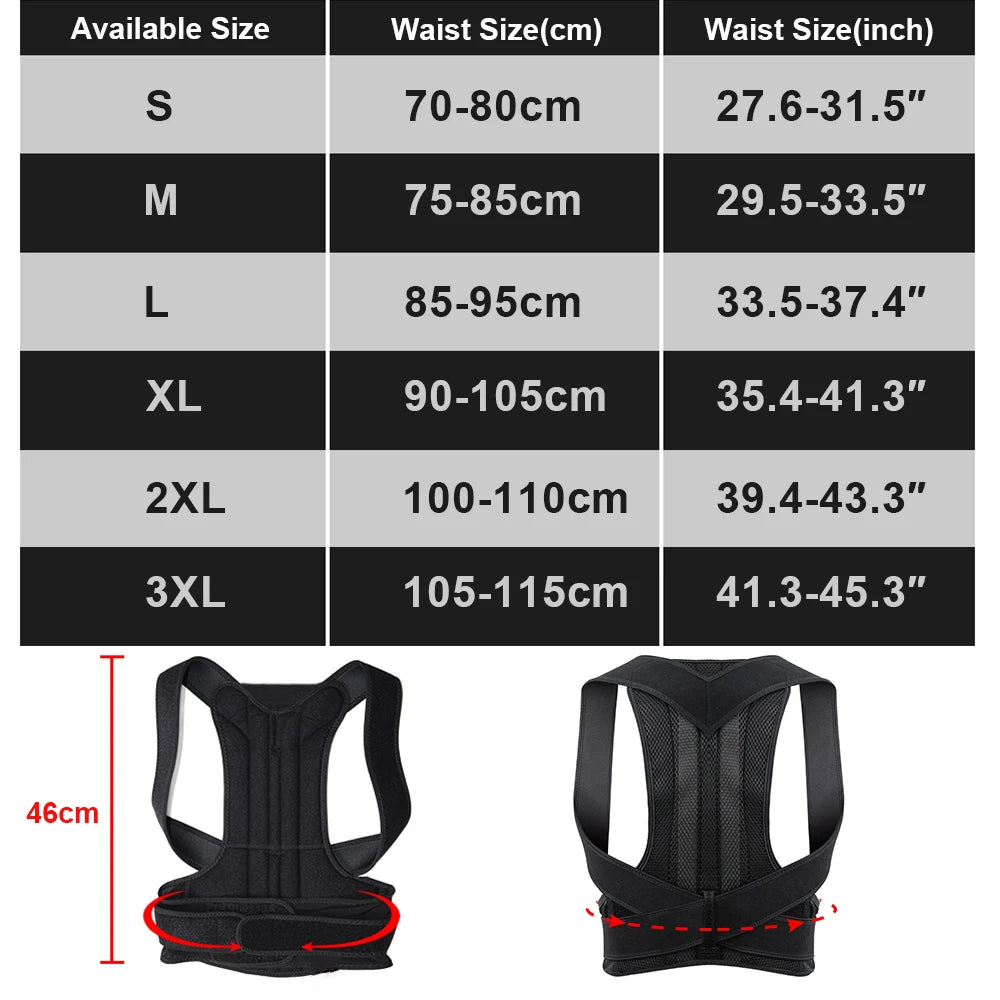 Back Brace Posture Support