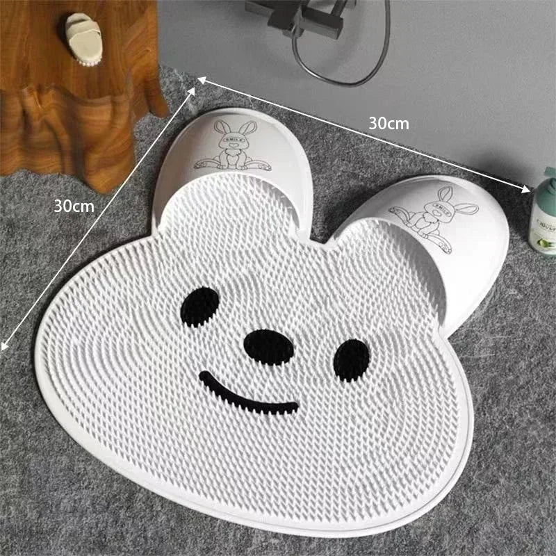 Wall-Mounted Foot & Back Scrubber Mat