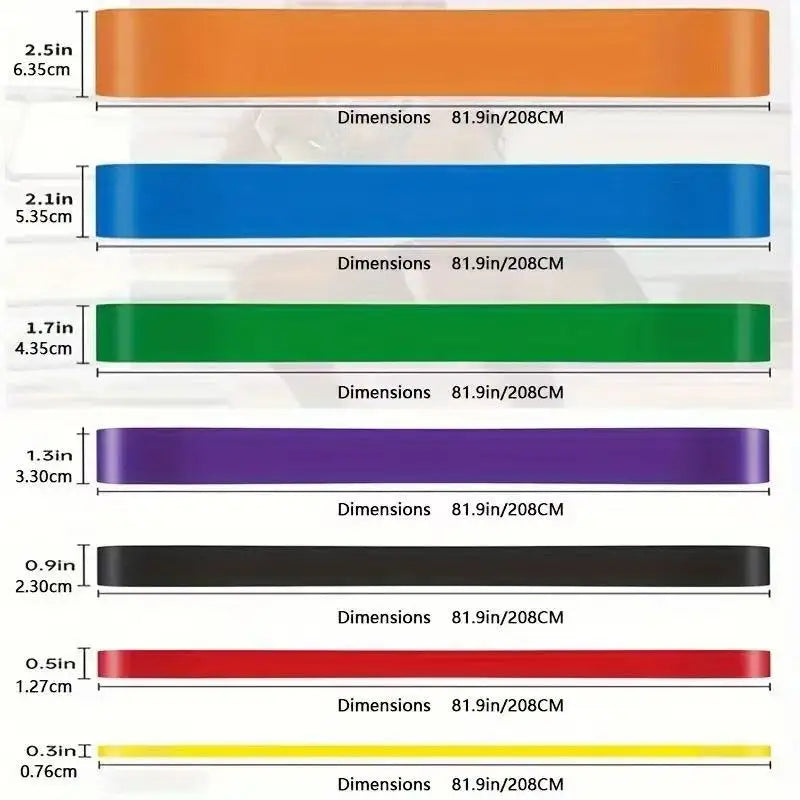 7-Level Pull-Up Resistance Bands