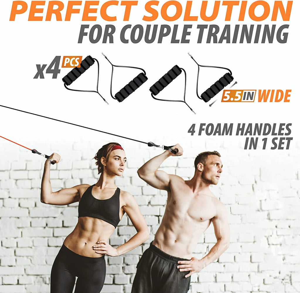 Heavy-Duty Resistance Bands Set (360lbs)