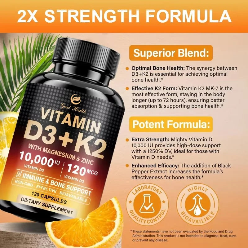 Vitamin D3 + K2