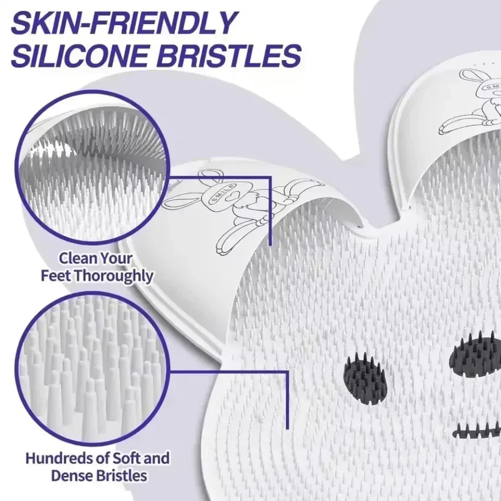 Wall-Mounted Foot & Back Scrubber Mat