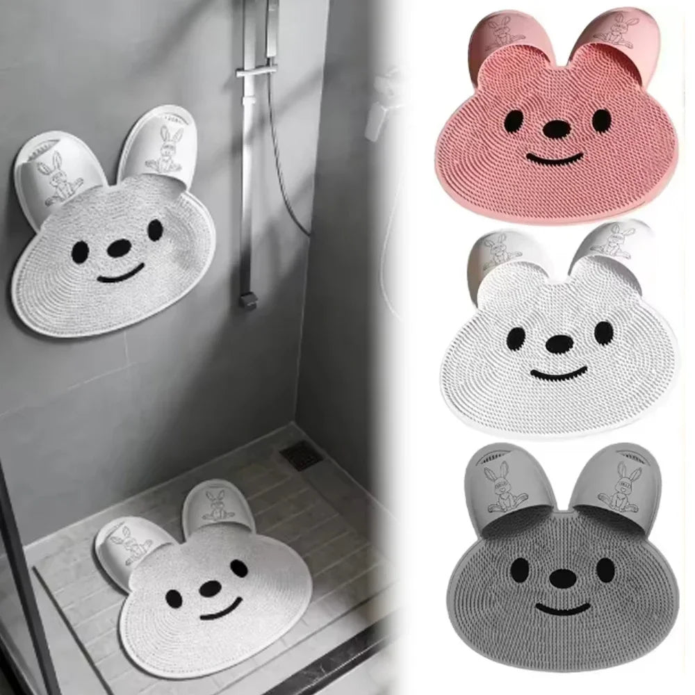 Wall-Mounted Foot & Back Scrubber Mat