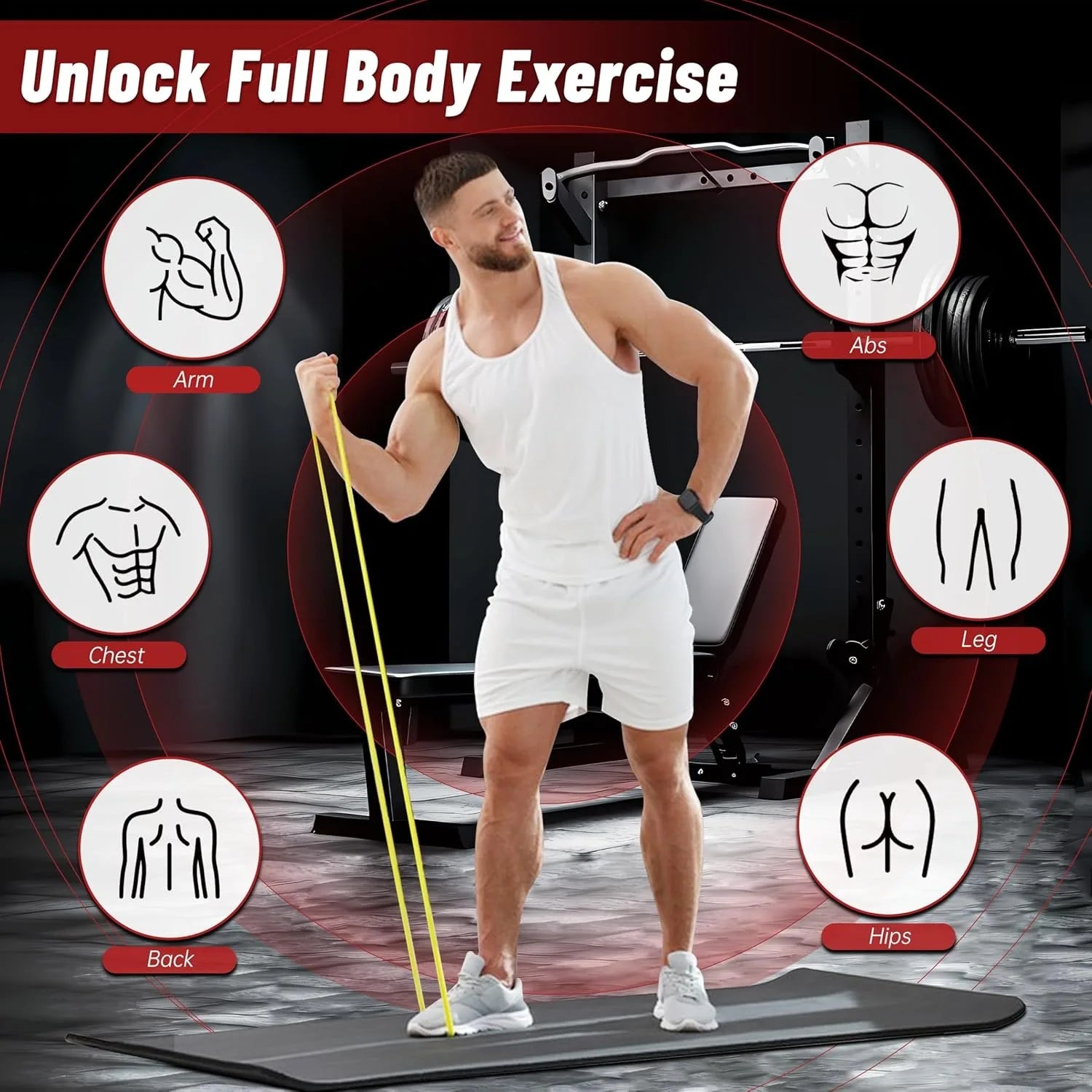 7-Level Pull-Up Resistance Bands