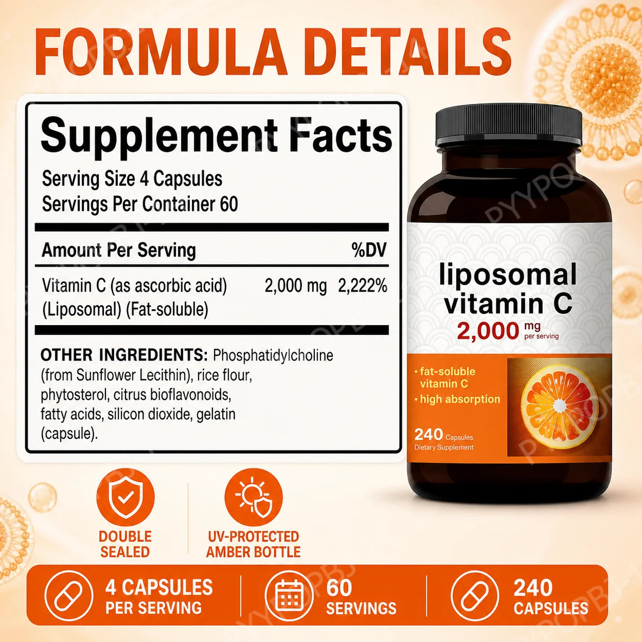Liposomal Vitamin C 2000mg