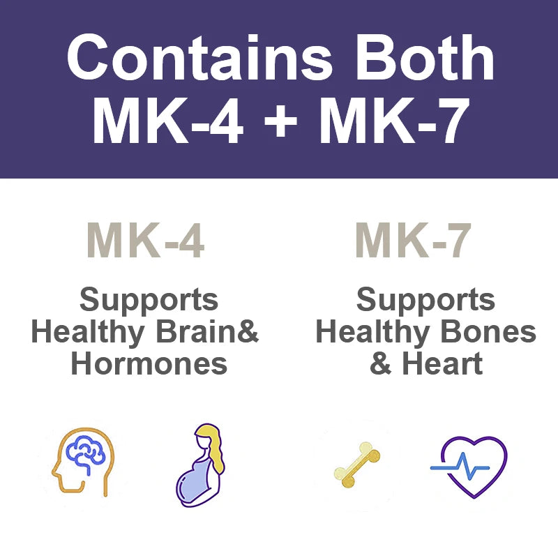 Vitamin K2 (MK-4 & MK-7)